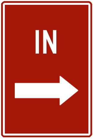 wayfinding sign - In