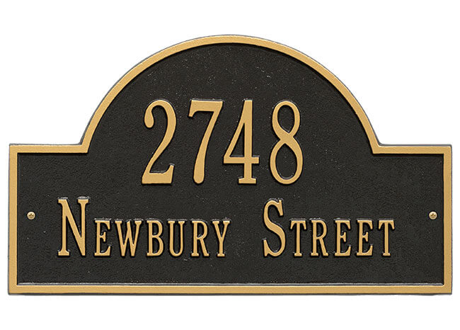 Arch Marker - Standard Wall - Two Line