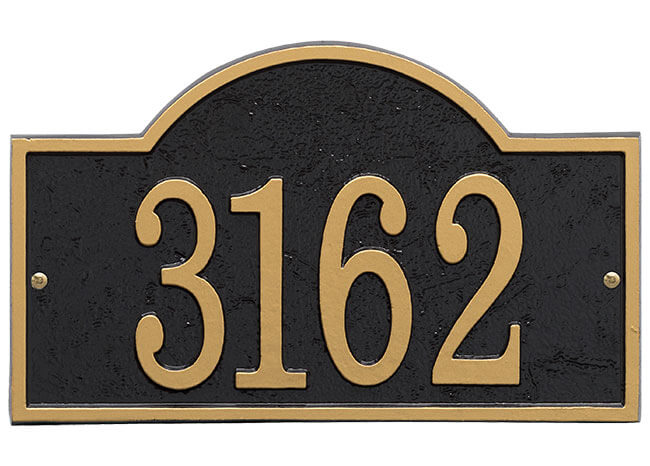 Fast & Easy Arch House Numbers Plaque