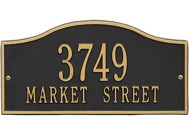 Rolling Hills Plaques - Standard Wall - Two Line